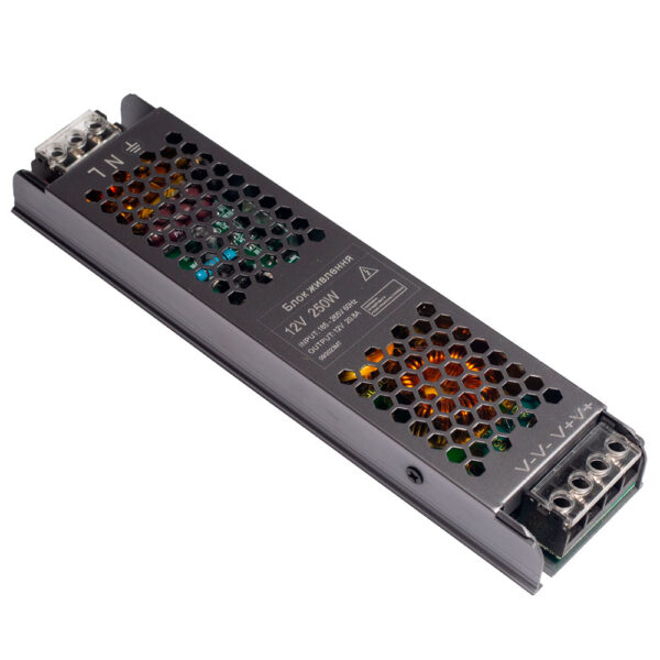Блок живлення 12V 250W IP20 long