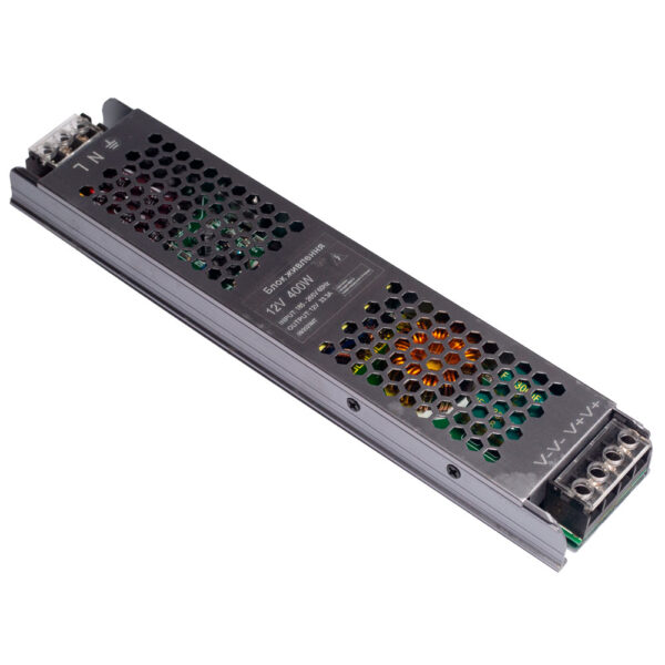 Блок живлення 12V 400W IP20 long