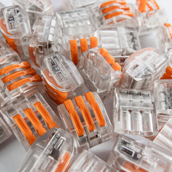 Клема 3 pin (clear PCT-213) уп. 100 шт - Зображення 2